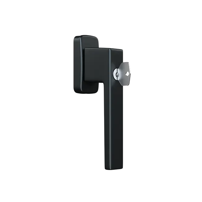 Window handle with a key - Kwadrat (RAL 7016)